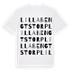 Lilla Bengtstorp ordlek t-shirt