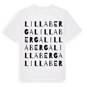Lilla Berga ordlek t-shirt – ekologisk bomull t-shirt från Pinshirt
