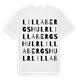 Lilla Bergshulr ordlek t-shirt