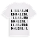 Lilla Björndalen ordlek t-shirt