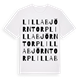 Lilla Björntorp ordlek t-shirt
