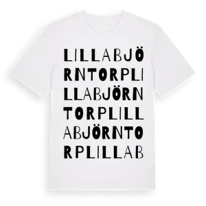 Lilla Björntorp ordlek t-shirt – ekologisk bomull t-shirt från Pinshirt