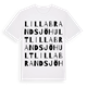 Lilla Brandsjöhult ordlek t-shirt