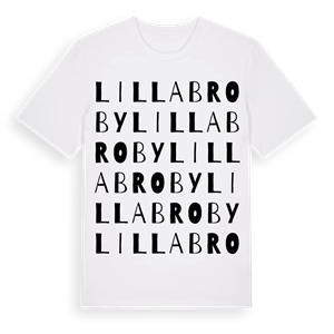 Lilla Broby ordlek t-shirt – ekologisk bomull t-shirt från Pinshirt