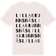 Vintage White t-shirt med Lilla Brunnsnäs ordlek t-shirt