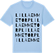 Blue Soul t-shirt med Lilla Emmetorp ordlek t-shirt