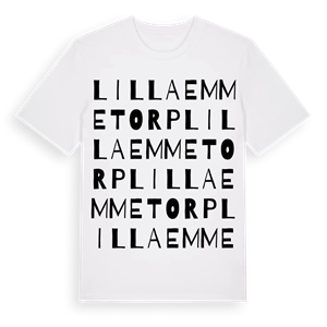 Lilla Emmetorp ordlek t-shirt – ekologisk bomull t-shirt från Pinshirt