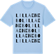 Blue Soul t-shirt med Lilla Enebo ordlek t-shirt