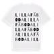 Lilla Fäboda ordlek t-shirt