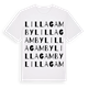 Lilla Gamby ordlek t-shirt