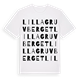 Lilla Gruvberget ordlek t-shirt