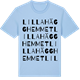 Blue Soul t-shirt med Lilla Hägghemmet ordlek t-shirt