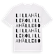 Lilla Hällebo ordlek t-shirt