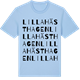 Blue Soul t-shirt med Lilla Hästhagen ordlek t-shirt