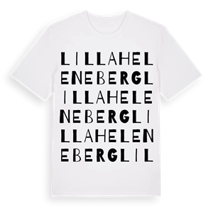 Lilla Heleneberg ordlek t-shirt – ekologisk bomull t-shirt från Pinshirt