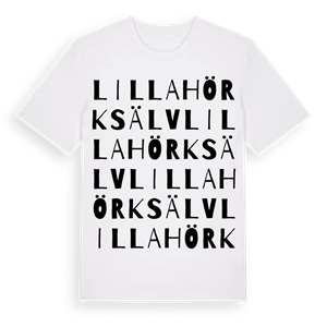 Lilla Hörksälv ordlek t-shirt – ekologisk bomull t-shirt från Pinshirt