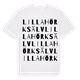 Lilla Hörksälv ordlek t-shirt