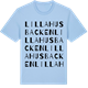 Blue Soul t-shirt med Lilla Husbacken ordlek t-shirt