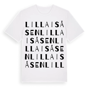 Lilla Isåsen ordlek t-shirt – ekologisk bomull t-shirt från Pinshirt