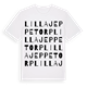 Lilla Jeppetorp ordlek t-shirt