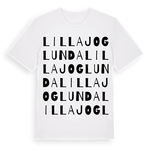 Lilla Joglunda ordlek t-shirt – ekologisk bomull t-shirt från Pinshirt