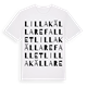 Lilla Källarefallet ordlek t-shirt