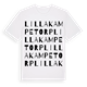 Lilla Kampetorp ordlek t-shirt
