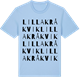 Blue Soul t-shirt med Lilla Kråkvik ordlek t-shirt