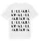 Lilla Kråkvik ordlek t-shirt