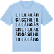 Blue Soul t-shirt med Lilla Långåsen ordlek t-shirt