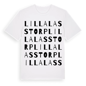 Lilla Lasstorp ordlek t-shirt – ekologisk bomull t-shirt från Pinshirt