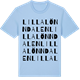 Blue Soul t-shirt med Lilla Lönndalen ordlek t-shirt