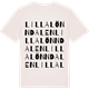 Vintage White t-shirt med Lilla Lönndalen ordlek t-shirt