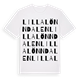 Lilla Lönndalen ordlek t-shirt