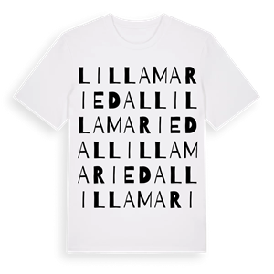 Lilla Mariedal ordlek t-shirt – ekologisk bomull t-shirt från Pinshirt