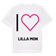 Jag älskar Lilla Mon t-shirt stort tryck