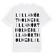 Lilla Mörtholmen ordlek t-shirt