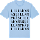 Blue Soul t-shirt med Lilla Nynäs ordlek t-shirt