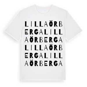 Lilla Örberga ordlek t-shirt – ekologisk bomull t-shirt från Pinshirt