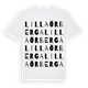 Lilla Örberga ordlek t-shirt