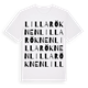 Lilla Röknen ordlek t-shirt