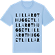 Blue Soul t-shirt med Lilla Rothugget ordlek t-shirt