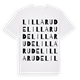 Lilla Rude ordlek t-shirt