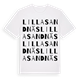 Lilla Sandnäs ordlek t-shirt