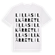 Lilla Sillkärret ordlek t-shirt