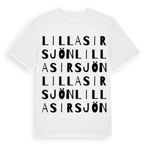 Lilla Sirsjön ordlek t-shirt – ekologisk bomull t-shirt från Pinshirt