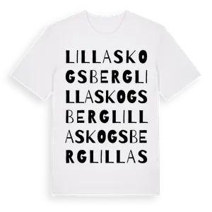 Lilla Skogsberg ordlek t-shirt – ekologisk bomull t-shirt från Pinshirt