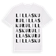 Lilla Skuru ordlek t-shirt
