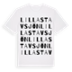 Lilla Stavsjön ordlek t-shirt