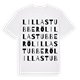 Lilla Stubberö ordlek t-shirt